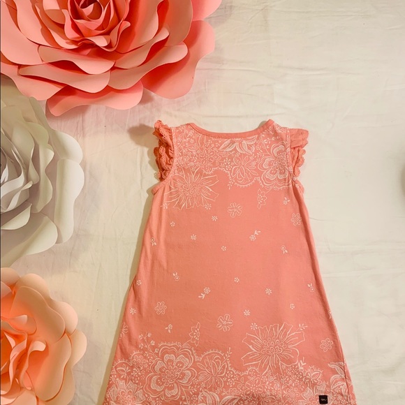 Tea Collection Dresses Tea Collection Dress 3t Peach And White Poshmark